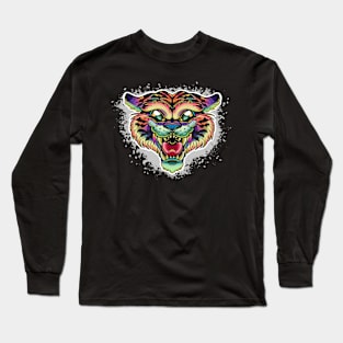 Technicolor Tiger Long Sleeve T-Shirt